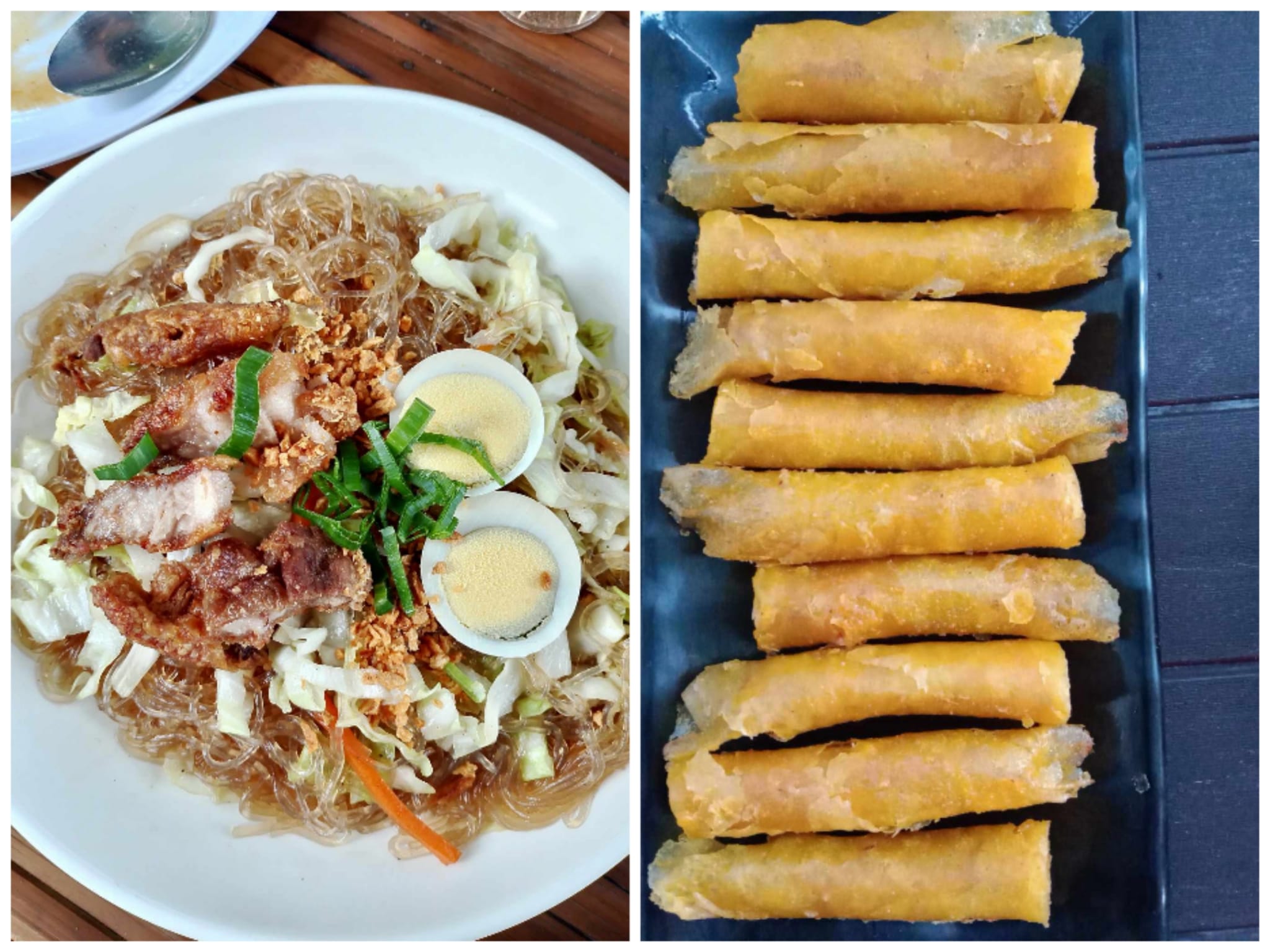 Sotanghon Guisado & Lumpia Shanghai