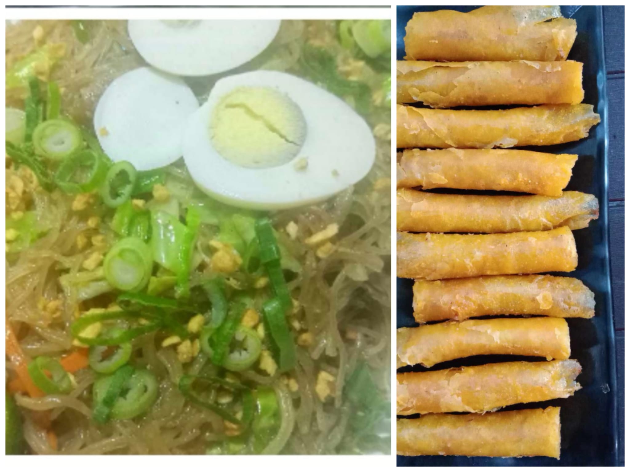 Bihon Guisado & Lumpia Shanghai